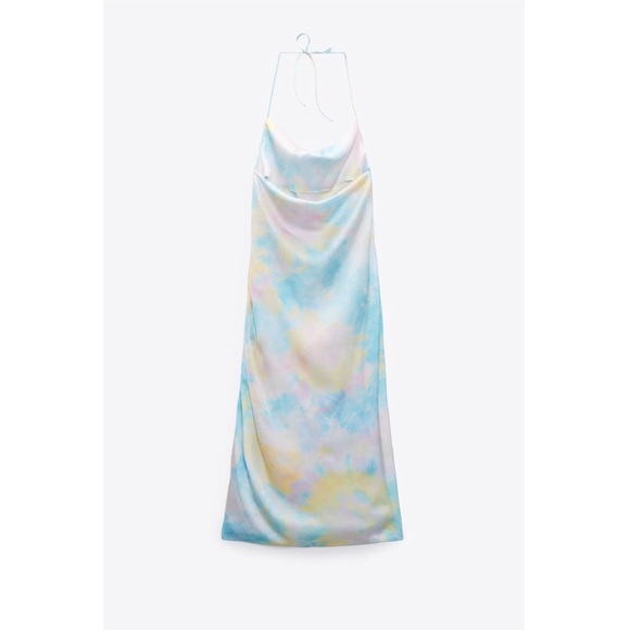 Zara Tie Dye Slip Dress - Multicolored - Picture 5 of 7